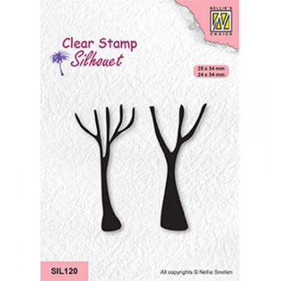 Nellies Choice Clear Stamps -  Crowns Of Tree -Truncs