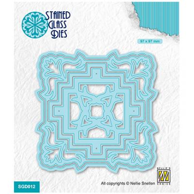 Nellies Choice Die - Square Flower Ornament