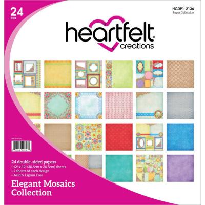 Heartfelt Creations Designpapier - Elegant Mosaics