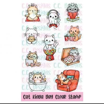 C.C. Designs Clear Stamps - Cat Kinda Day