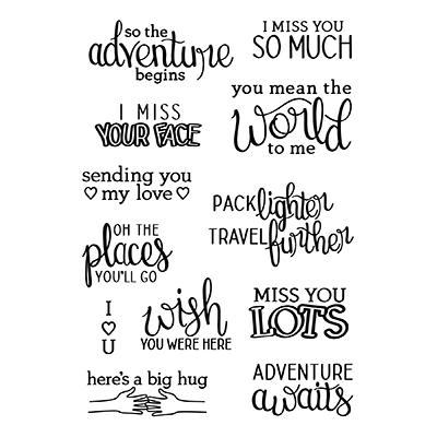 LDRS Creative Clear Stamps - You Mean The World To Me