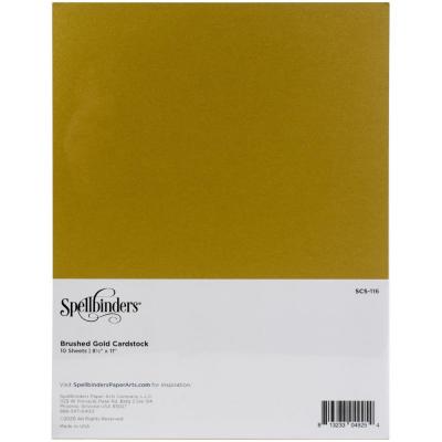 Spellbinders Color Essentials Cardstock - Brushed Gold