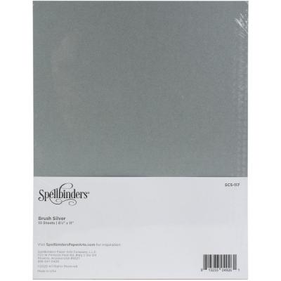 Spellbinders Color Essentials Cardstock - Brushed Silver