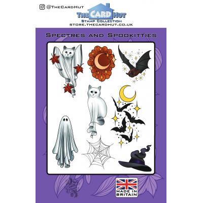 The Card Hut Clear Stamps - Spectres And Spookitties