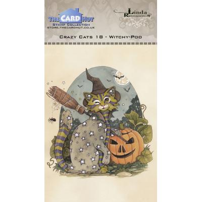 The Card Hut Clear Stamps - Crazy Cats Witchy Poo