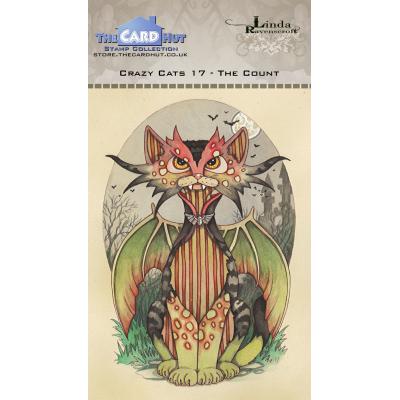 The Card Hut Clear Stamps - Crazy Cats The Count