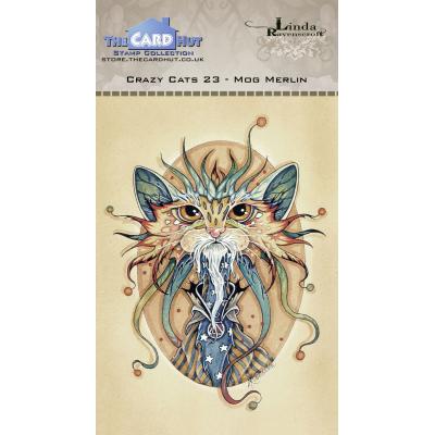 The Card Hut Clear Stamps - Crazy Cats Mog Merlin