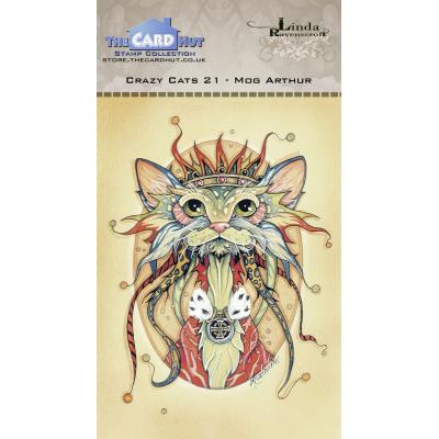 The Card Hut Clear Stamps - Crazy Cats Mog Arthur