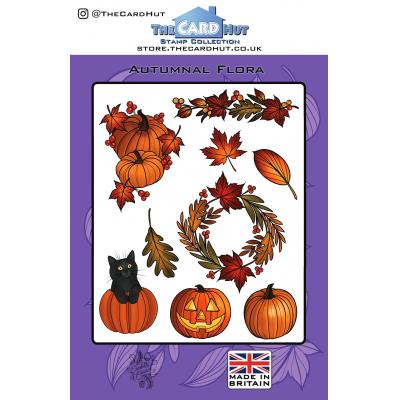 The Card Hut Clear Stamps - Autumnal Flora