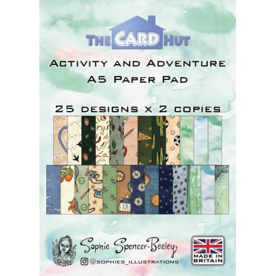 The Card Hut Designpapier - Activity and Adventure Paper Pad