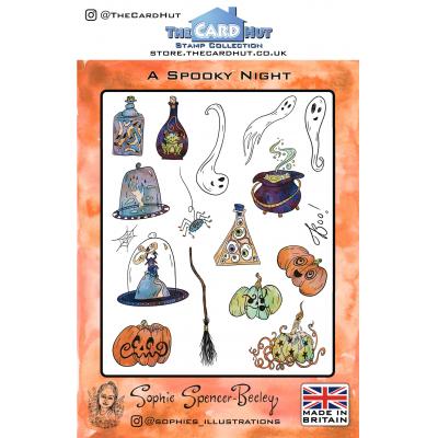 The Card Hut Clear Stamps - A Spooky Night