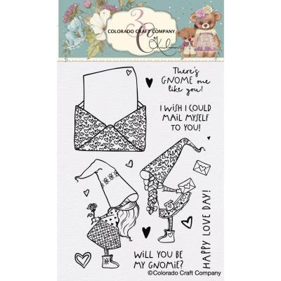 Colorado Craft Company Kris Lauren Clear Stamps - Love Day Gnomies