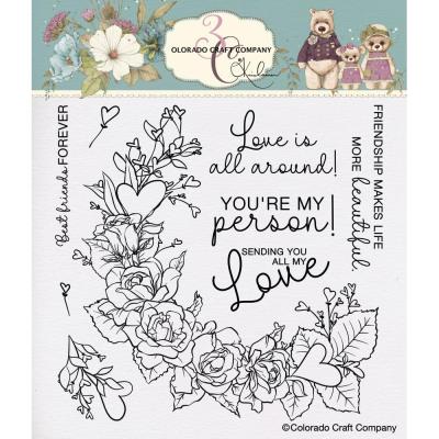 Colorado Craft Company Kris Lauren Clear Stamps - Best Friends Forever