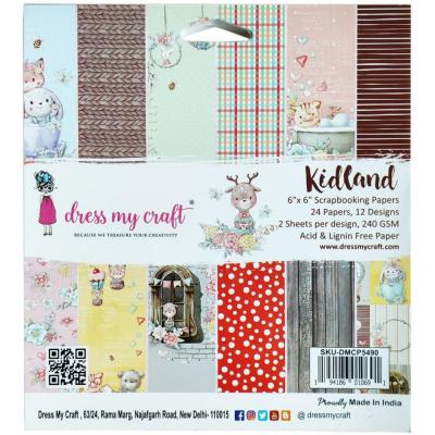 Dress My Craft Kidland Designpapier - Paper Pad
