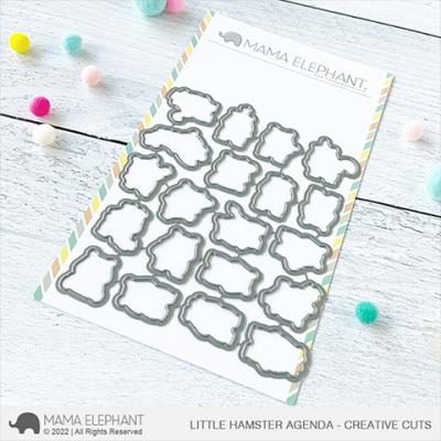 Mama Elephant Creative Cuts - Little Hamster Agenda 