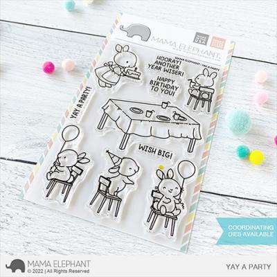 Mama Elephant Clear Stamps - Yay A Party