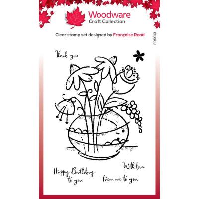 Creative Expressions Woodware Clear Stamp - Floral Bouquet