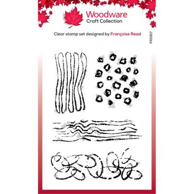 Creative Expressions Woodware Clear Stamp - Texture Patches