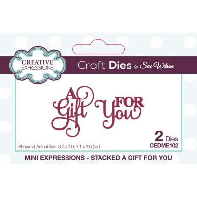 Creative Expressions Craft Dies By Sue Wilson - A Gift For You