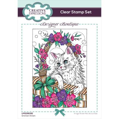 Creative Expressions Designer Boutique Clear Stamps - Smitten Kitten