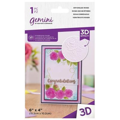 Gemini 3D Embossing Folder - Entangled Roses