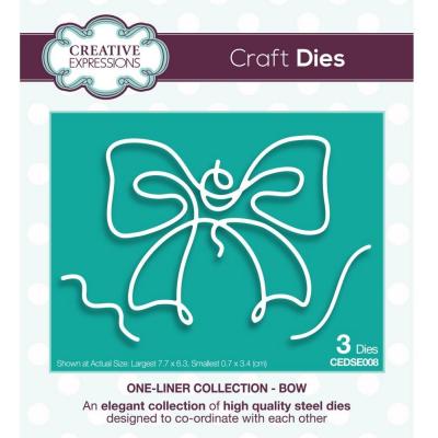 Creative Expressions One-Liner Collection Craft Dies - Bow