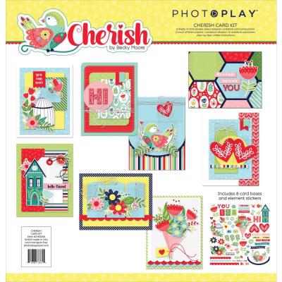 PhotoPlay Cherish  Die Cut - Collection Card Kit