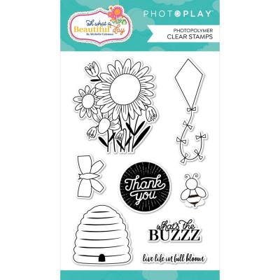 PhotoPlay Oh What A Beautiful Day Clear Stamps - Oh What A Beautiful Day