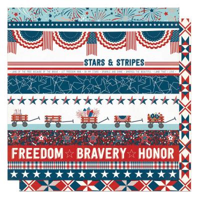 Photoplay Paper Stars & Stripes Designpapiere - Honor