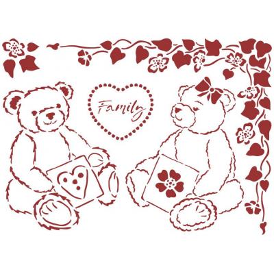 Stamperia Daydream Stencil - Bears