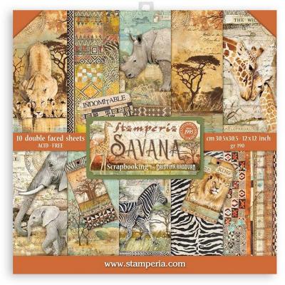 Stamperia Savana Designpapiere - Paper Pack