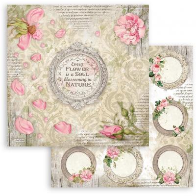 Stamperia Romantic Garden House Designpapier - Garlands