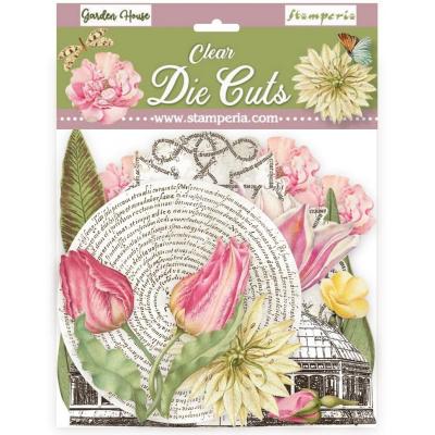 Stamperia Romantic Garden House Decorative Chips Die Cuts - Clear Die Cuts