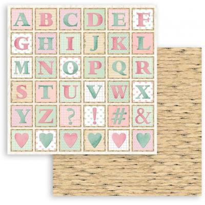 Stamperia Daydream Designpapier - Alphabet