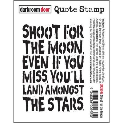 Darkroom Door Cling Stamp - Shoot For The Moon