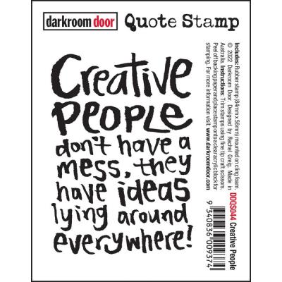 Darkroom Door Cling Stamp - Creative People