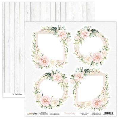ScrapBoys  Beautiful Day Designpapier - Blumenrahmen