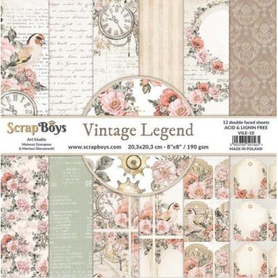 ScrapBoys Vintage Legend Designpapiere - Paper Pack