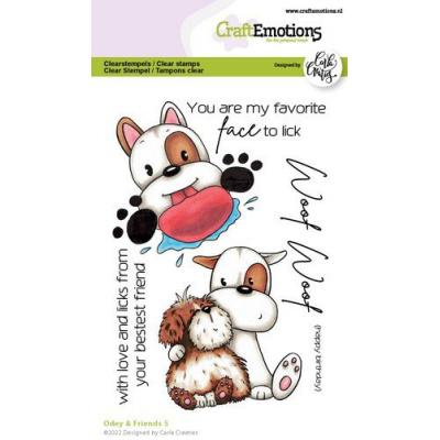 CraftEmotions  Odey & Friends Clear Stamps - Woof Woof