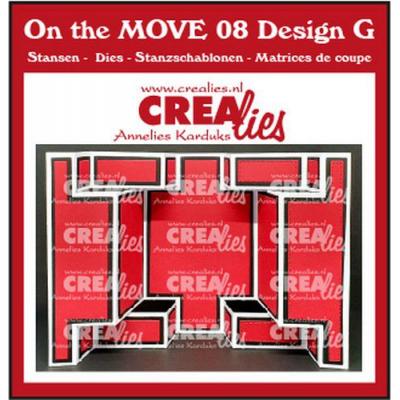Crealies On The MOVE Design Stanzschablonen - Design G