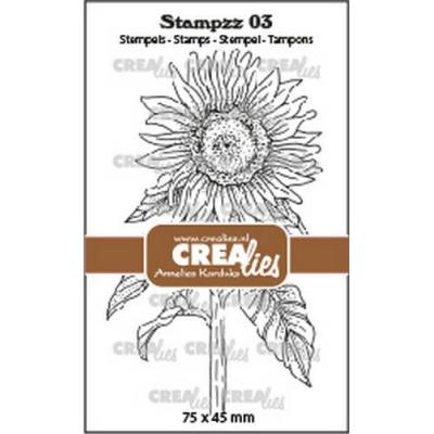Crealies Clear Stamp - Sonnenblume