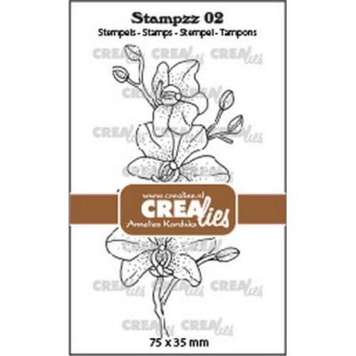 Crealies Clear Stamp - Orchidee