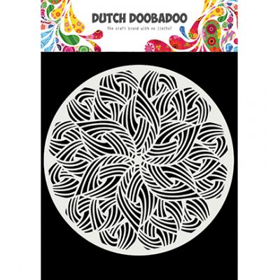 Dutch DooBaDoo Mask Art Schablone - Mandala Round 1