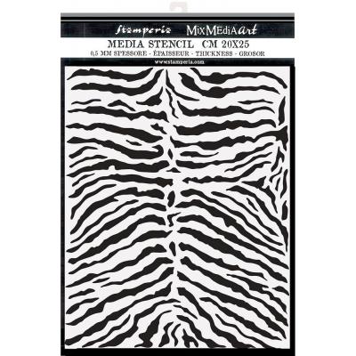 Stamperia Savana Stencil - Zebra Pattern