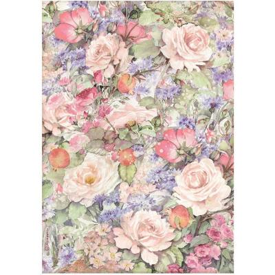 Stamperia Casa Granada Rice Paper - Flowers