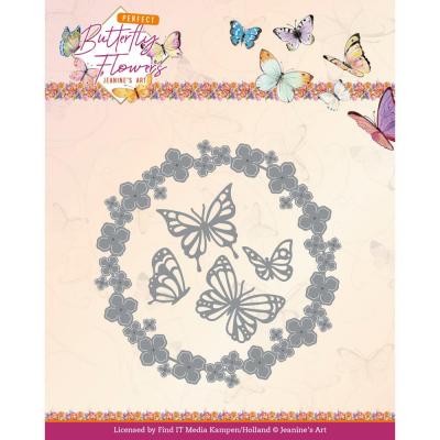 Find It Trading Jeanine's Art Perfect Butterfly Dies - Butterfly Wreath