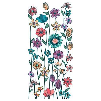 LDRS Creative Clear Stamps - Wild Flowers Slimline