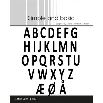 Simple and Basic Cutting Dies - Mini Alphabet Upper Case