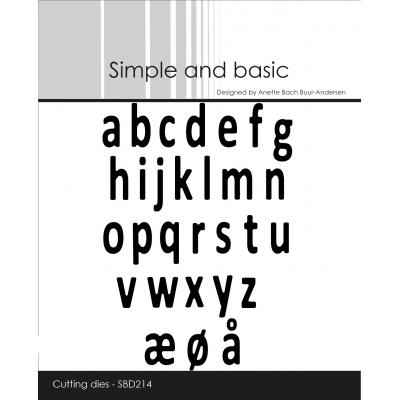 Simple and Basic Cutting Dies - Mini Alphabet Lower Case