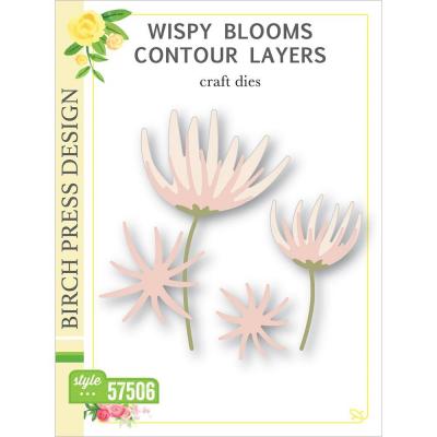Birch Press Design Dies - Wispy Blooms Contour Layers